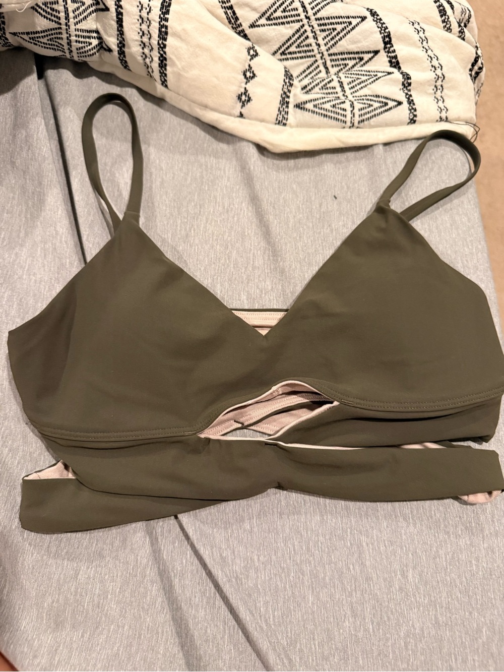 lululemon athletica Olive Green Sports Bra